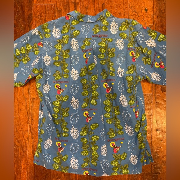 St SAINT ARNOLD Hawaiian Aloha Beer Brewery Shirt LARGE RARE!  HTF! - Picture 5 of 5